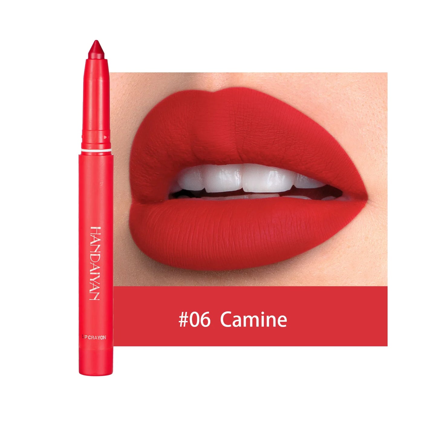 12 Color Matte Nude Pink Matte Solid Lip Gloss Waterproof Long Lasting cil Lip Liner Pen Lip Makeup