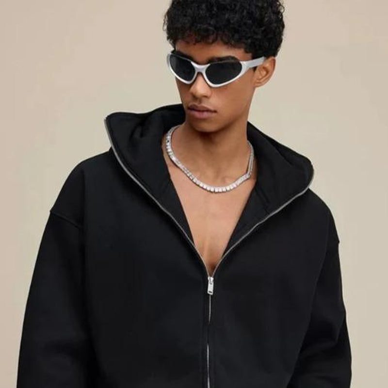 Lllang Blinko Double-Layered Pullover Hoodie for Men and Women
