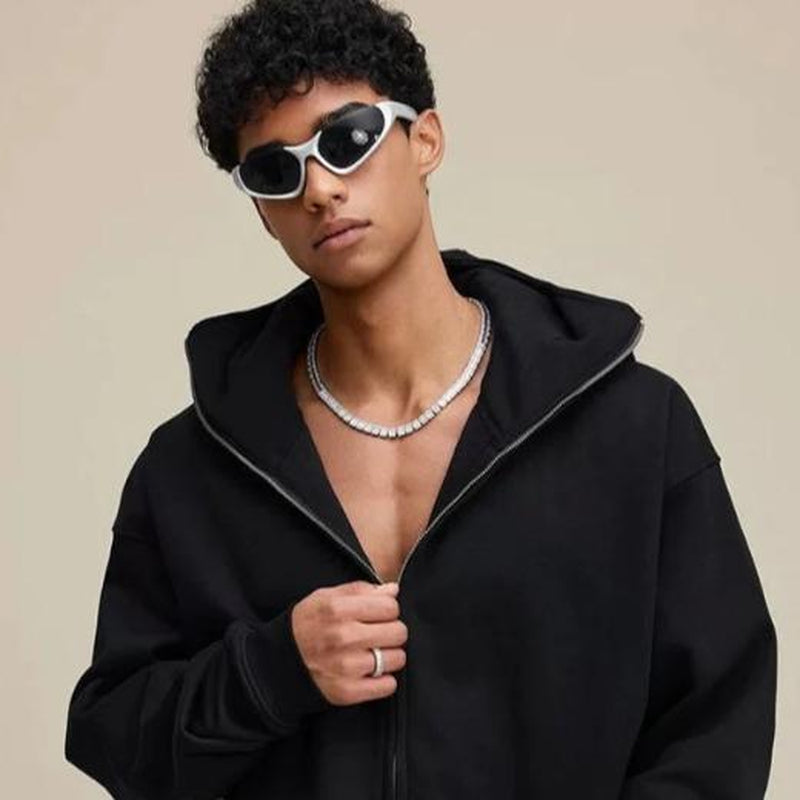 Lllang Blinko Double-Layered Pullover Hoodie for Men and Women