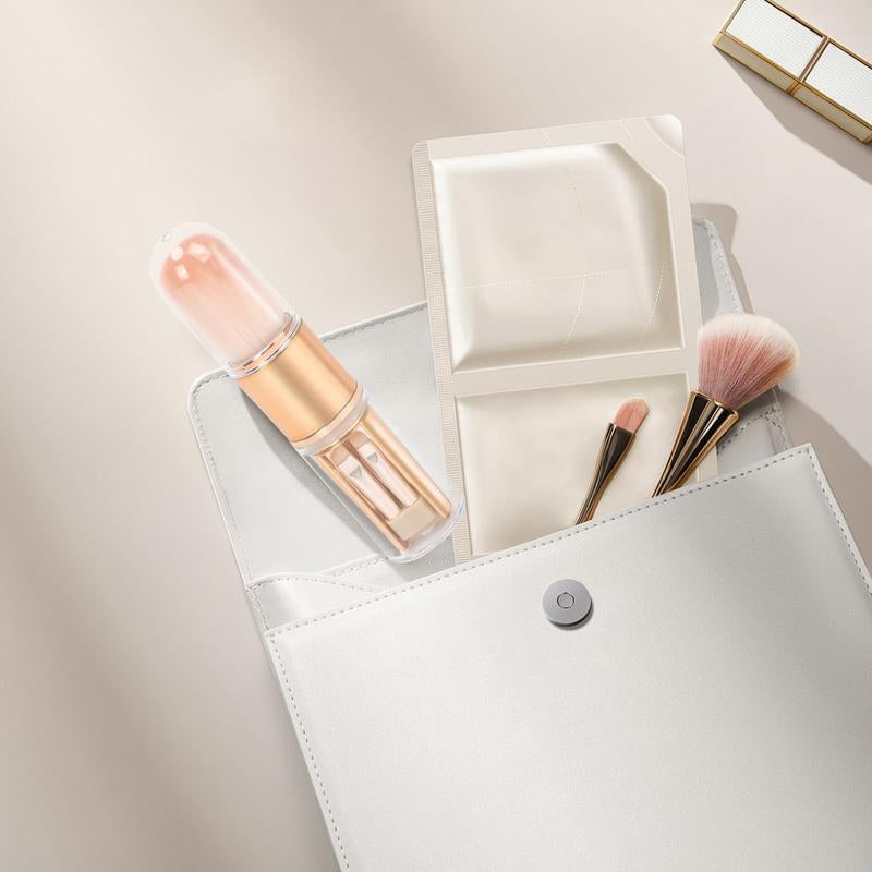 LOPEIE 5-In-1 Portable Makeup Brush | All-In-One Face & Eye Brush