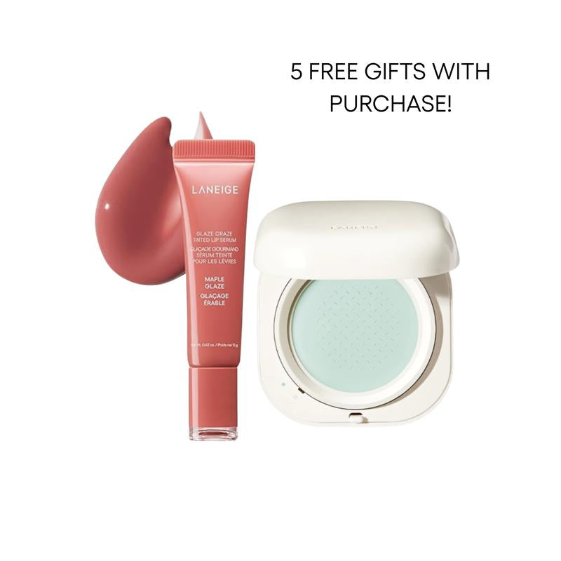 Laneige Makeup Starter Kit, Neo Blurring Powder, Glaze Craze