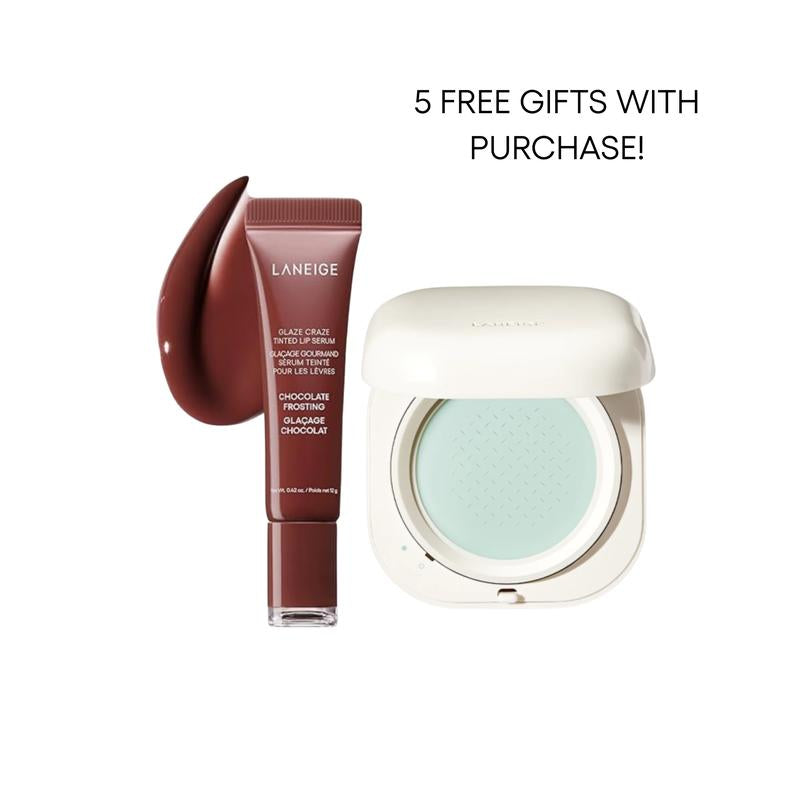 Laneige Makeup Starter Kit, Neo Blurring Powder, Glaze Craze