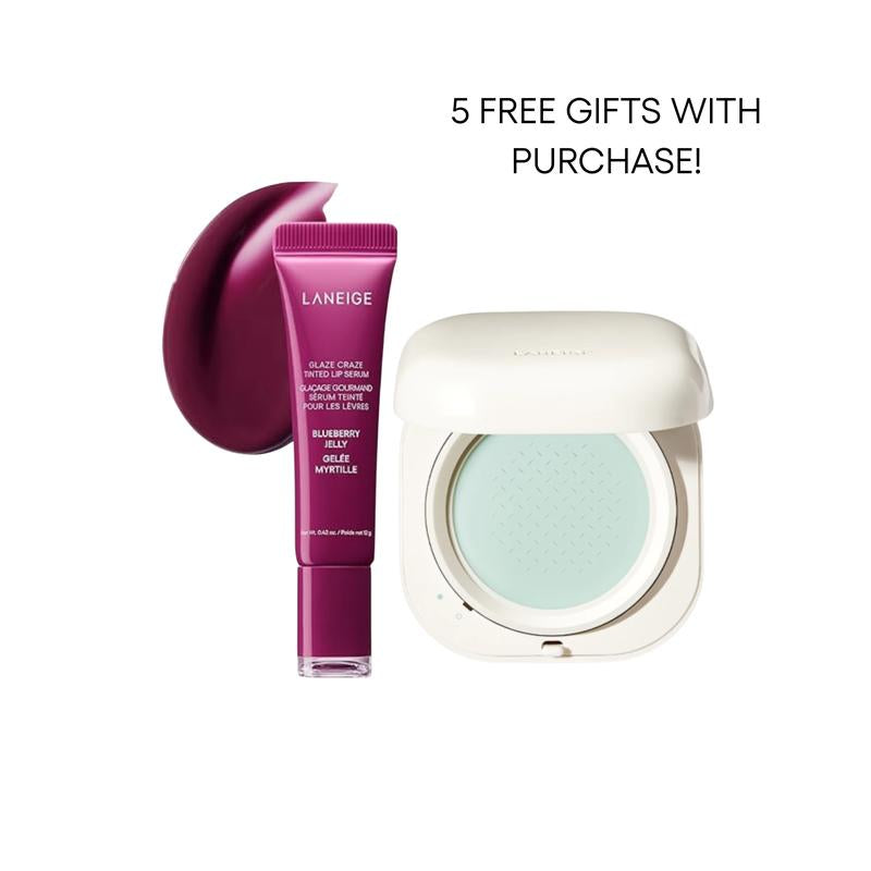Laneige Makeup Starter Kit, Neo Blurring Powder, Glaze Craze