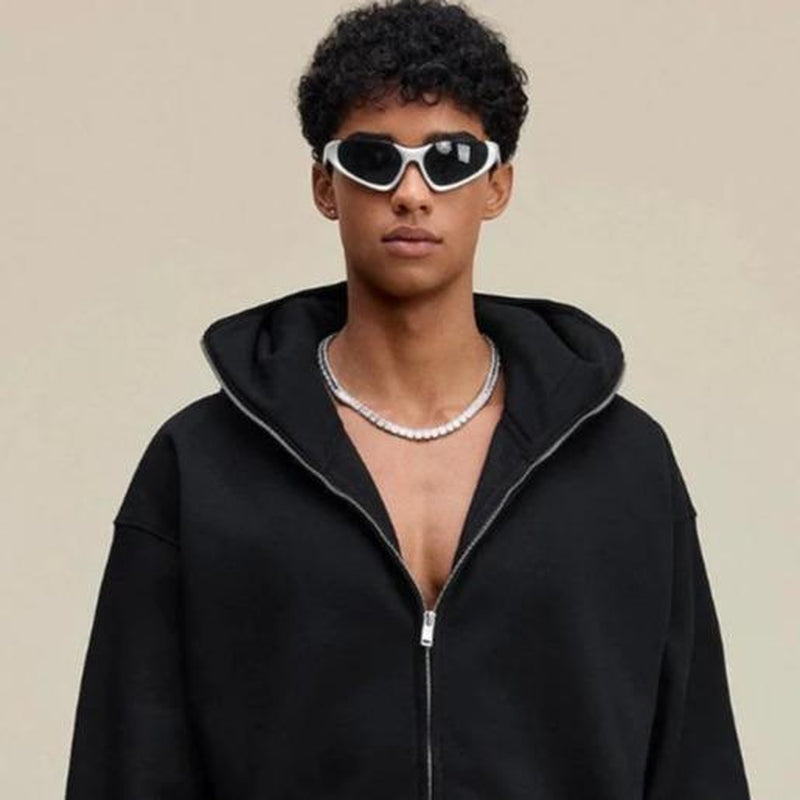 Lllang Blinko Double-Layered Pullover Hoodie for Men and Women