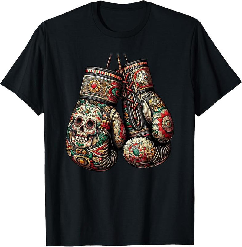 Mexican Vintage Boxing Graphic Tee for Men and Women, Chicano Style Apparel and Art, Lowrider Fashion, Gangster Inspired Outfit