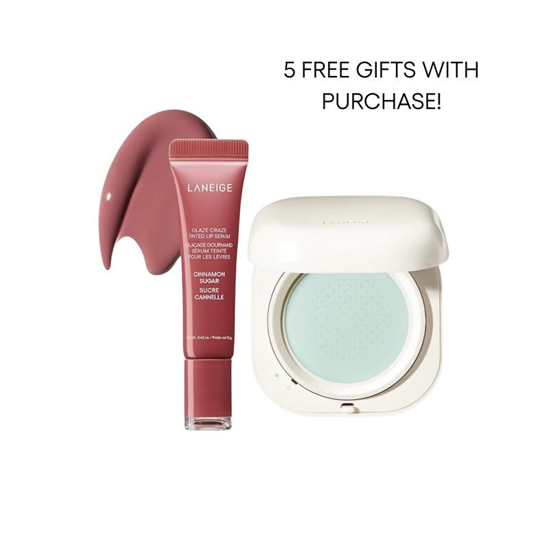 Laneige Makeup Starter Kit, Neo Blurring Powder, Glaze Craze
