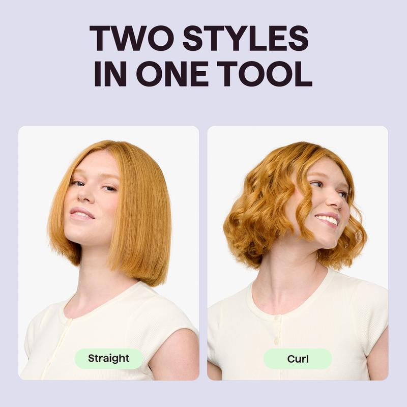 Wavytalk Cool Curl Pencil Airflow Styler - 0.65" Slim Barrel Curling Iron & Flat Iron with 360° Cool Airflow, 5 Temp Settings for Root Lift (Heat-Safe Design)