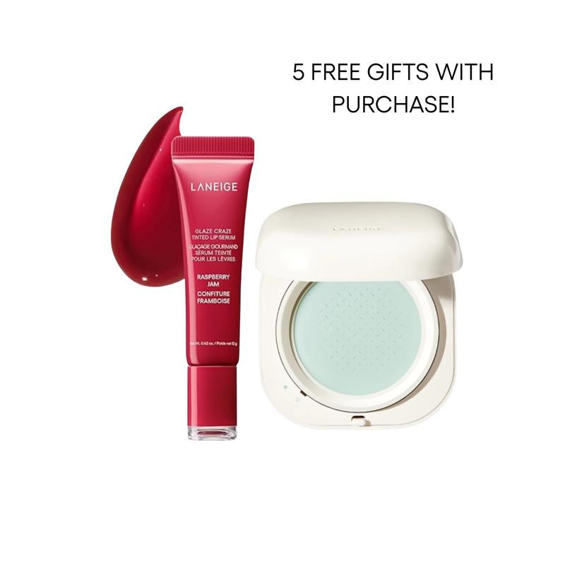 Laneige Makeup Starter Kit, Neo Blurring Powder, Glaze Craze