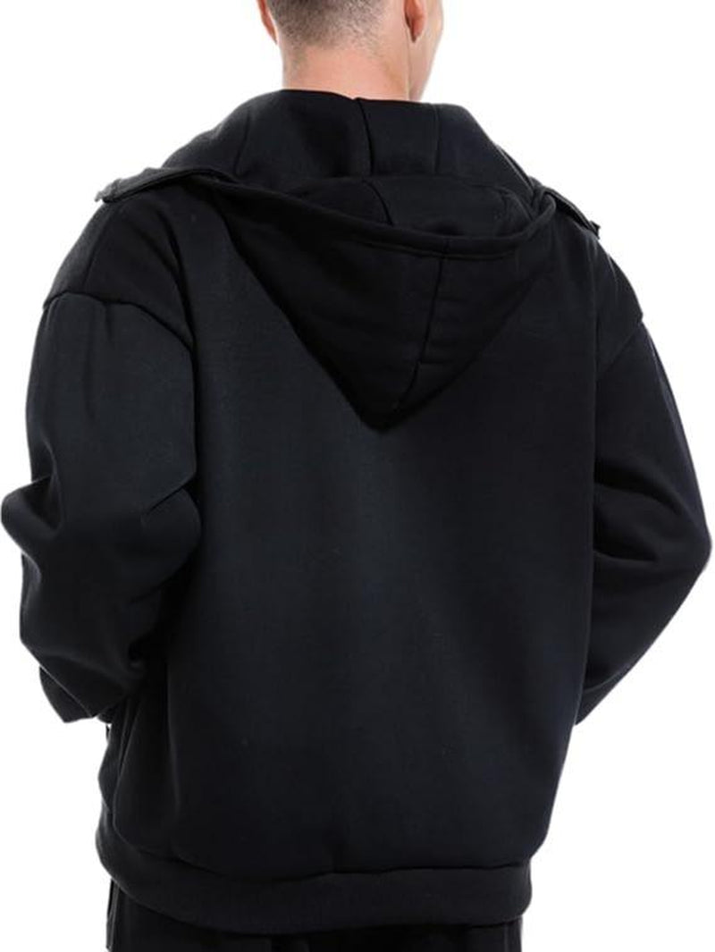 Lllang Blinko Double-Layered Pullover Hoodie for Men and Women