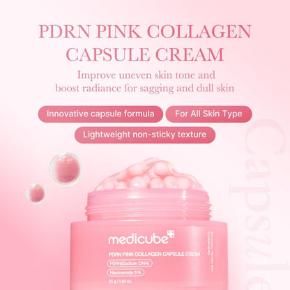 [Medicube] Milky Hyper Fade Duo | Salmon DNA PDRN Milky Toner & Capsule Cream Power Combo for Glass Glow Effect, Korean Skincare, K-Beauty