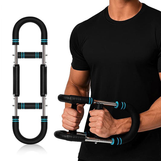 Adjustable 60-90 LBS Twister Arm Trainer for Comprehensive Chest, Shoulder, Arm, and Triceps Core Workouts - Portable Indoor Training Equipment with Adjustable Resistance