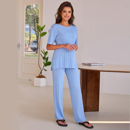 Joyfunear Women's Casual T-Shirt and Pants Ensemble