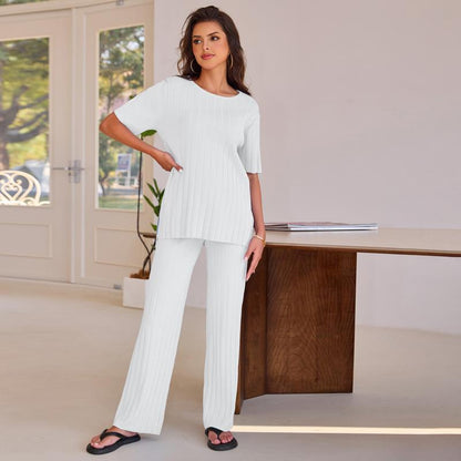 Joyfunear Women's Casual T-Shirt and Pants Ensemble