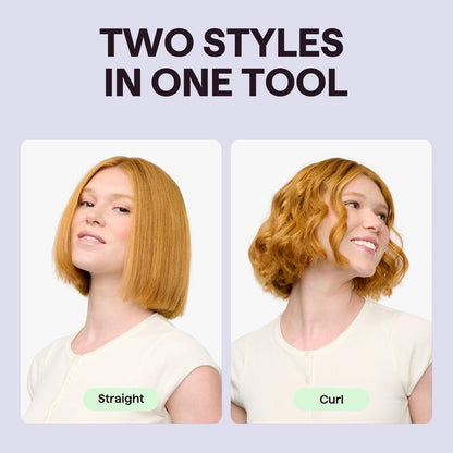 Wavytalk Cool Curl Pencil Airflow Styler - 0.65" Slim Barrel Curling Iron & Flat Iron with 360° Cool Airflow, 5 Temp Settings for Root Lift (Heat-Safe Design)
