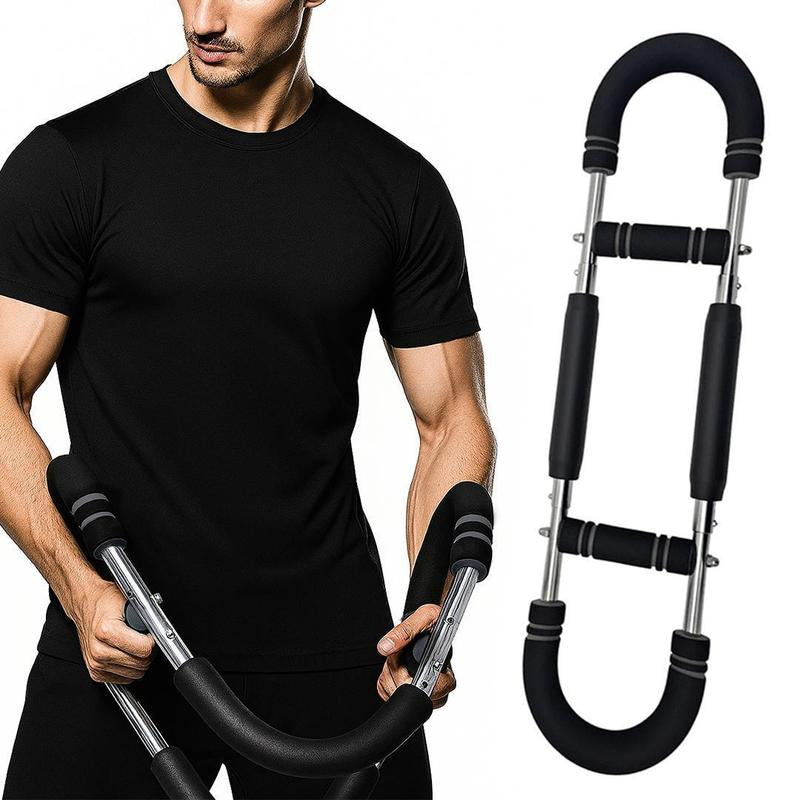 Adjustable 60-90 LBS Twister Arm Trainer for Comprehensive Chest, Shoulder, Arm, and Triceps Core Workouts - Portable Indoor Training Equipment with Adjustable Resistance