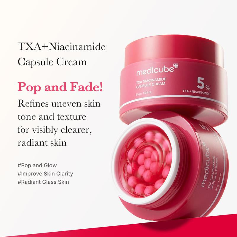 [Medicube] Milky Hyper Fade Duo | Salmon DNA PDRN Milky Toner & Capsule Cream Power Combo for Glass Glow Effect, Korean Skincare, K-Beauty